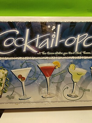 #ad Cocktail opoly A Cocktail Trading Board Late For The Sky Game New $21.00