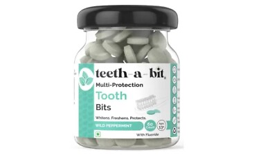 #ad Teeth A Bit Anti Cavity Anti Plaque Multi Protection Plant Based Toothpaste Tab $18.99