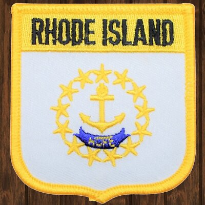 #ad Rhode Island Embroidered Patch — Iron On $6.75