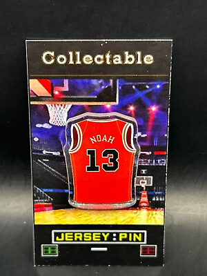 #ad Chicago Bulls Joakim Noah jersey lapel pin Classic RETRO Collectable $12.00