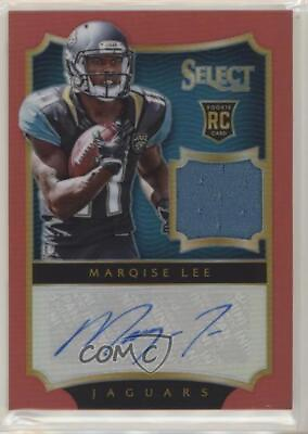 #ad 2014 Panini Select Jerseys Red Prizm 30 Marqise Lee #212 Rookie Auto RC $29.29