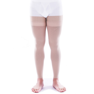 #ad 30 40 mmHg Toeless Compression Socks Women Men Varicose Medical Anti Embolism $28.81