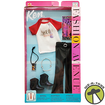 #ad Barbie Fashion Avenue Ken Rock Star Fashion 2002 Mattel 56873 NRFB $23.96