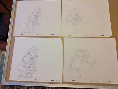 #ad BRAVESTARR animation cel vintage He Man PRODUCTION ART HOLIDAY SPECIAL BS2 $17.95