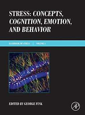 #ad Stress: Concepts Cognition Emotion and Hardcover by Fink George New h $86.88