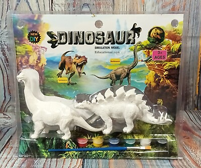 #ad Dinosaur Simulation Model Educational Toys Painting Kit BRAND NEW $15.25