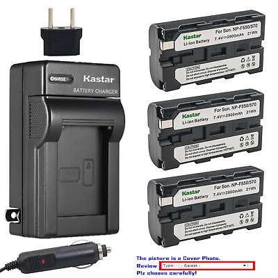 #ad Kastar NP F570 Battery Charger Sony NP F330 NP F550 NP F770 NP F960 NP F970 F975 $11.99