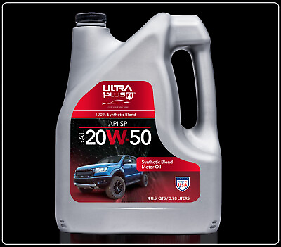 #ad Ultra1Plus SAE 20W50 Synthetic Blend Motor Oil API SP US Gallon 4 QTS $35.18
