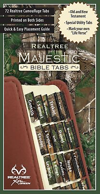 #ad REALTREE™ MAJESTIC BIBLE TABS CAMO VERSION $9.19