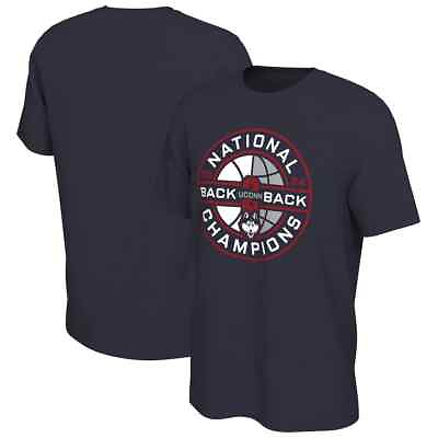 #ad UConn Huskiis Back To Back NCAA Basketball National Champions T Shirt $5.00