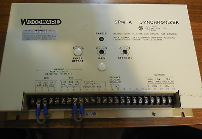 #ad Woodward Synchronizer SPM A 9905 001 L....clean and from working service $125.00