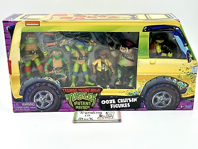 #ad Teenage Mutant Ninja Turtles: Mutant Mayhem Ooze Cruisin#x27; Action Figure Set NEW $39.97