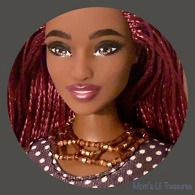 #ad 11 12” Fashion Doll Jewelry Brown Beaded Collar Style Doll Necklace for Barbie $8.00