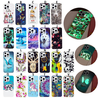 #ad Case For iPhone 15 14 13 Shockproof Cover patterns Luminous Screen Protector $10.64