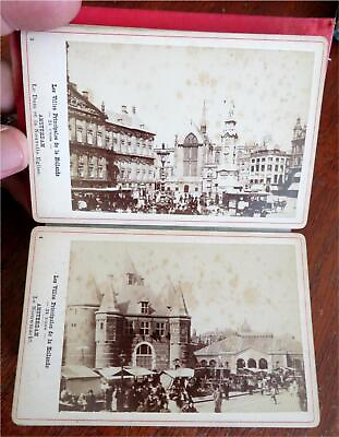#ad Netherlands Holland Amsterdam Rotterdam c.1870#x27;s souvenir key city album 24 $552.50