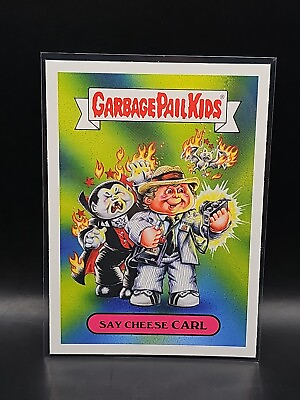 #ad Carte Garbage Pail Kids TOPPS Les Crados GPK 2019 SAY CHEESE CARL 9b $3.45