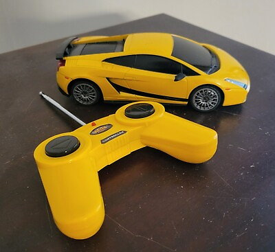 #ad Rastar 1 24 Yellow Remote Control Lamborghini $14.00