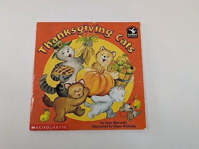 #ad Thanksgiving Cats Cute Children#x27;s Book 1999 Kittens Animals Holidays Marzollo $9.81