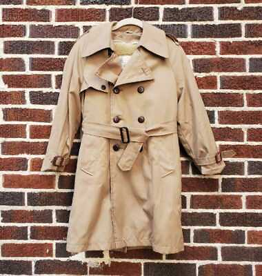 #ad Vintage 80S kids 12 London Fog lined trench coat $129.99