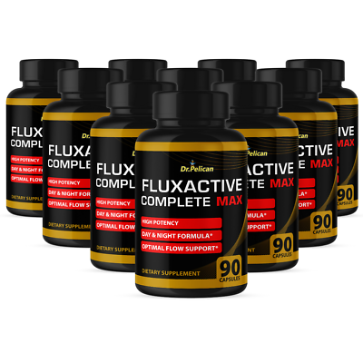 #ad Fluxactive Complete MAX Bodybuilding amp; Weight Support 10 Bottles 900 Capsules $234.99