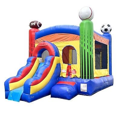 #ad Commercial Inflatable Bounce House Water Slide Sports Combo without Blower $1159.99