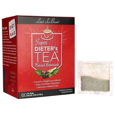 #ad Laci Le Beau Teas Super Dieter#x27;s Tea Natural Botanicals 60 Bag S $13.73