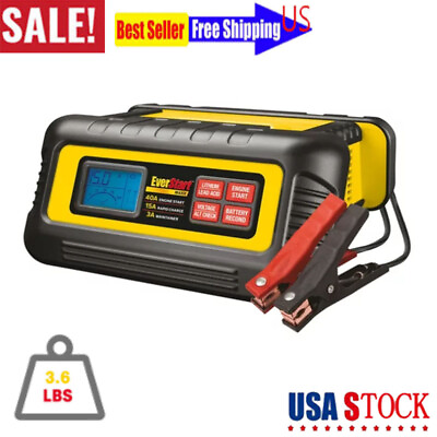 #ad 15 Amp Automatic Battery Charger and Maintainer with 40 Amp Engine Start BC40BE $55.81