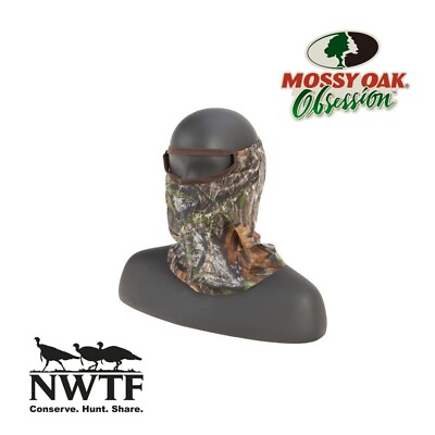 #ad Camouflage 3 4 Mesh Head Net Facemask Allen® Vanish™ Mossy Oak quot;OBSESSIONquot; NWTF $12.95