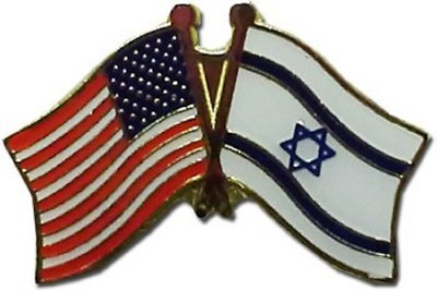 #ad Wholesale Pack of 6 USA American Israel Friendship Flag Bike Hat Cap lapel Pin $8.88