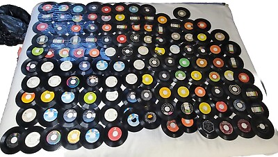 #ad Vtg 45 Record Lot Music Various Artists 7 inch Country Rock Pop Epic Sun Decca $189.95