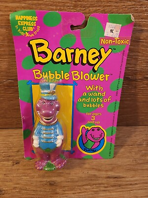 #ad 1993 The Lyons Group Barney Bubble Blower NEW Fast Shipping Vintage $13.99