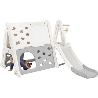 Kids Playground 7 in 1 Toddler Climber and Slide Outdoor Garden Set with Tunnel $258.00