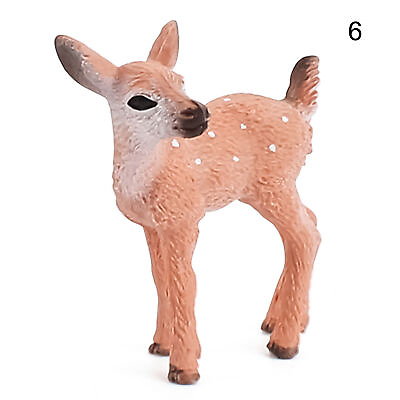 #ad Whitetail Deer Beautiful Appearance Simulation Wild Animal Model Ornament $6.98