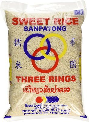 #ad Thai Sticky Rice Sweet Rice 5 Lbs $22.96