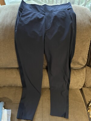 #ad Athleta Brooklyn Ankle Pant Women 0 Navy Blue Pull On Pockets $26.99