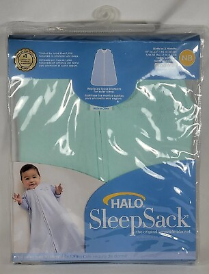 #ad Halo SleepSack Wearable Blanket For Newborns 0 3 Months amp; 5 10 Pounds Mint Green $14.96