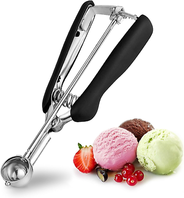 #ad Cookie Scoop Small 1 Tsp Stainless Steel Ice Cream Melon Baller Trigger Release $14.99
