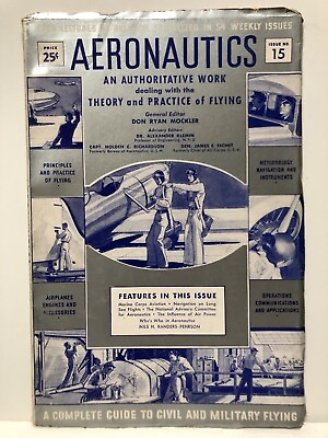 #ad Vintage Aeronautics Magazine Issue # 15 Volume # 3 December 11 1940 $11.99