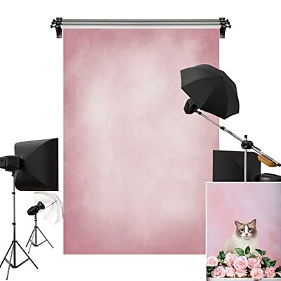 #ad Kate 5x7ft 1.5x2.2m Pink Backdrops Abstract Sweet Girls Pink Seamless Portrai... $28.28