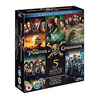 #ad All Pirates of the Caribbean Movies Entire Series Complete Movie Set Blu Ray $38.48