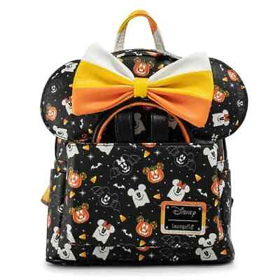 #ad Loungefly Disney Spooky Mice Candy Corn Mini Backpack and Headband Set $125.00