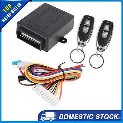 #ad Universal DC 12V Car Remote Central Kit Door Lock Keyless Entry System Pack of 1 $18.99