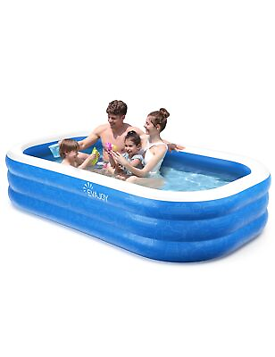#ad Inflatable Pool 92×56×20 Swimming Summer Water Party BPA Free Kiddie Ball Pit $44.17
