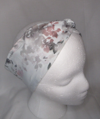 #ad Adult Headband woman Headband Hair Accessory Neutral Stamped Floral headband $6.99