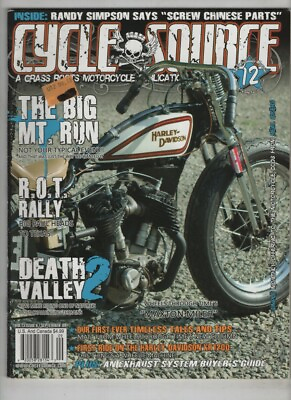#ad Cycle Source Mag The Big Mt. Run R.O.T. Rally September 2009 100520nonr $14.25