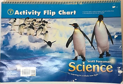 #ad Grade 1 Scott Foresman Science Activity Flip Chart 1st $29.99
