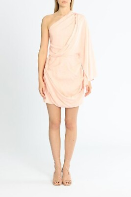 #ad Significant Other April Mini One Shoulder Dress in Blush Size 12 AU AU $199.00