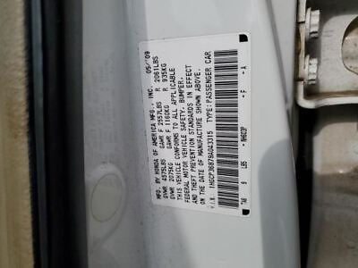 #ad Passenger Right Rear Side Door Electric Fits 08 12 ACCORD 8927164 $390.00