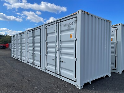 #ad 40FT High Cube Storage Shipping Container Conex w 4 Open Side Door 9.5#x27; Tall $12500.00