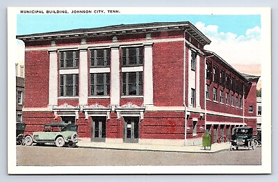 #ad Postcard Municipal Building Johnson City Tennessee TN $4.75